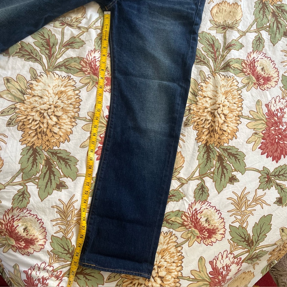 NWT Men’s Levi's 501 Original Fit Selvedge Jeans Size 34 x 32 in Bounty Hunter - Picture 9 of 16
